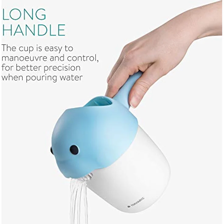Navaris Baby Kinder Haarwaschbecher Badebecher - Becher Eimer zum Haare Waschen - für Haarwäsche von Kindern - Haarwaschhilfe für Babys - Preisvergleich – Bild 4