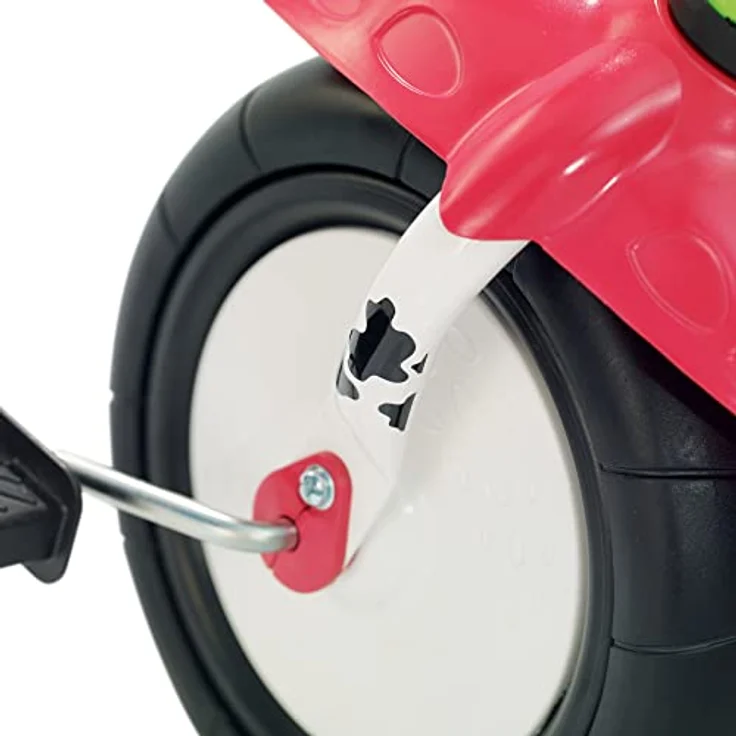 Kettler Funtrike Emma - das coole Dreirad mit Schiebestange - Kinderdreirad für Kinder ab 2 Jahren - stabiles Kinderfahrzeug inkl. kippbarer Sandschale - grün & rot – Bild 8