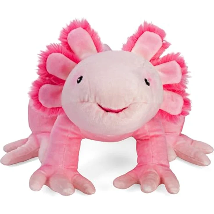 Wild Republic Cuddlekins Eco Axolotl, Kuscheltier aus umweltfreundlichem Material, extrem weich und liebevoll gestaltet – Bild 2