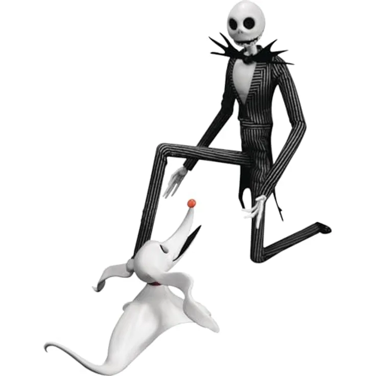 Beast Kingdom Toys Nightmare before Christmas 8ction Heroes Actionfigur 1/9 Jack, 21 cm mit Austausch- und Zubehörteilen