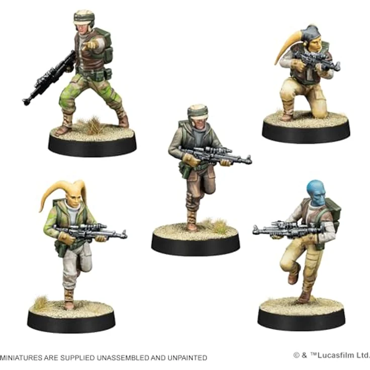 Atomic Mass Games Star Wars Legion - Rebel Troopers, Erweiterung mit 11 hochdetaillierten Miniaturen aus Hartplastik für 1 Korps-Einheit – Bild 3