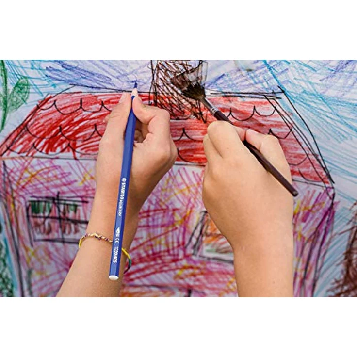 STABILO Aquarell-Buntstift - STABILO aquacolor - 36er Pack - mit 36 verschiedenen Farben - Hochwertiger, wasservermalbarer Buntstift – Bild 3