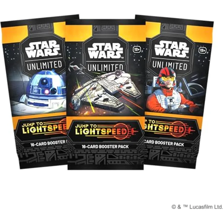 Fantasy Flight Games Star Wars: Unlimited TCG Jump to Lightspeed Booster Display, 24 Booster Packs mit 16 Karten pro Pack, inklusive seltener und legendärer Karten, für 2+ Spieler, 12+, Englisch – Bild 2