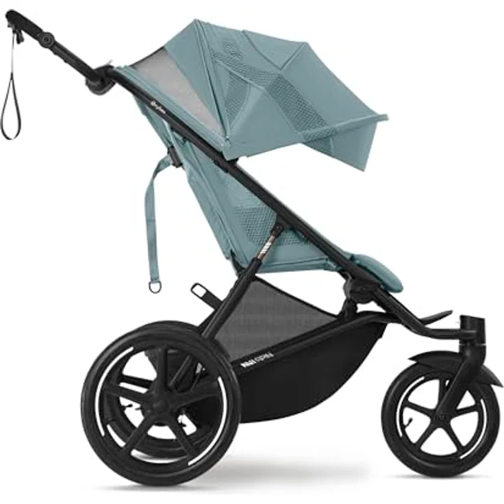 Cybex Gold AVI SPIN Kinderwagen, ab Geburt bis 4 Jahre, City-, All-Terrain- und Jogging-Buggy, Stormy Blue, ultrakompakt faltbar, max. 22 kg – Bild 4
