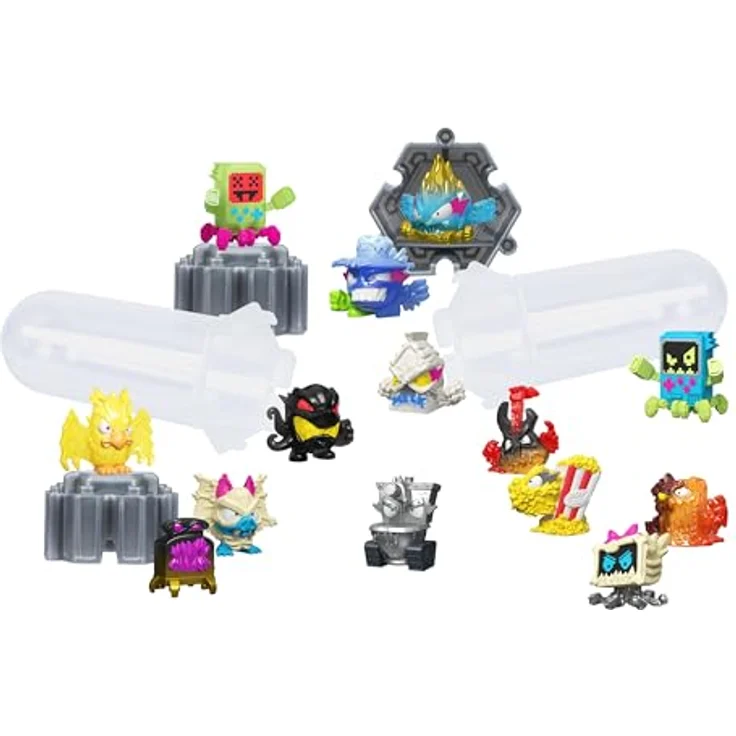 MRBEAST LAB MrBeast Lab Swarms Hyper Fusion-Serie, Mega-Laborpackung mit 14 Mini-Monstern, 14 Sammelstickern & 4 Fusions-Kapseln, über 100 einzigartige Hyper Fusion Swarms – Bild 5