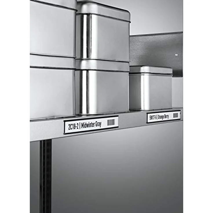 Durable Magnetische C-Profile inkl. Etiketten, 200 x 30 mm (B x H), 5 Stück, anthrazit, 171158 – Bild 2