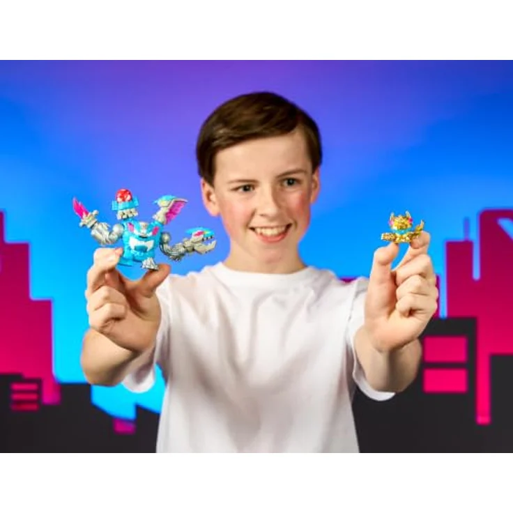 MRBEAST LAB MrBeast Lab Swarms Mega‑Tech Serie, 14er-Pack mit 13 Micro‑Beasts, 1 Mega Swarm und Sammler‑Guide, über 80 einzigartige Swarms zum Sammeln – Bild 5