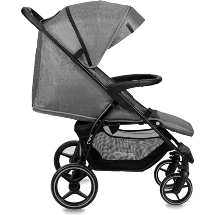 MoMi Kinder-Buggy Miya, Einhand-Faltsystem, große EVA-Räder, XXL-Verdeck, bis 22 kg – Bild 17