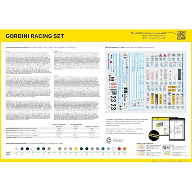 Heller 52328 Starter KIT Gordini Racing Set 1/24, Modellbausatz für Modellfahrzeuge – Bild 4
