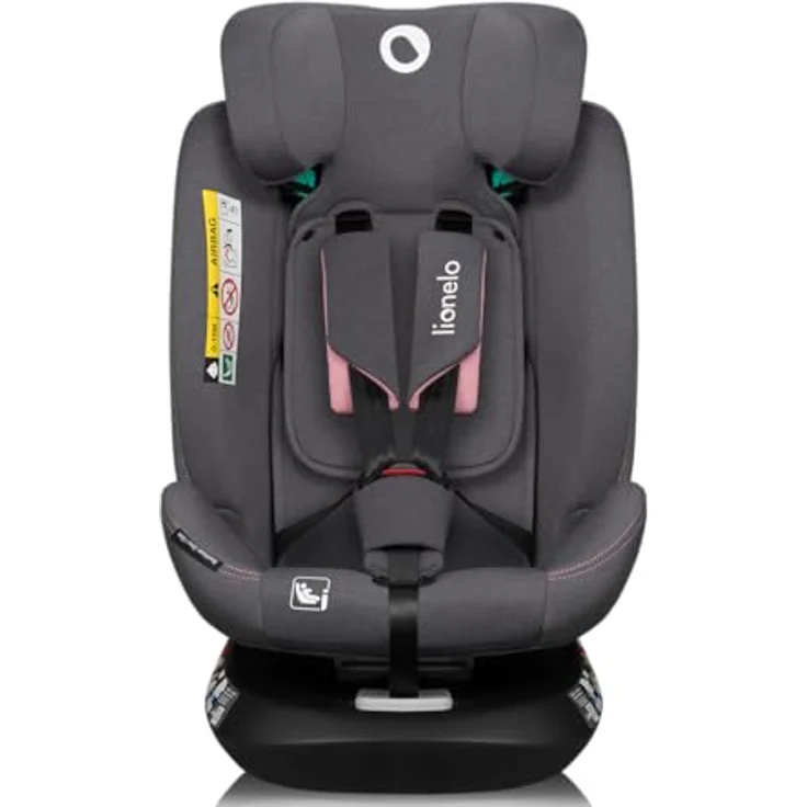 lionelo Autokindersitz BASTIAAN ONE i-SIZE, 4-in-1, 360 Grad, 0-36kg, grau – Bild 4
