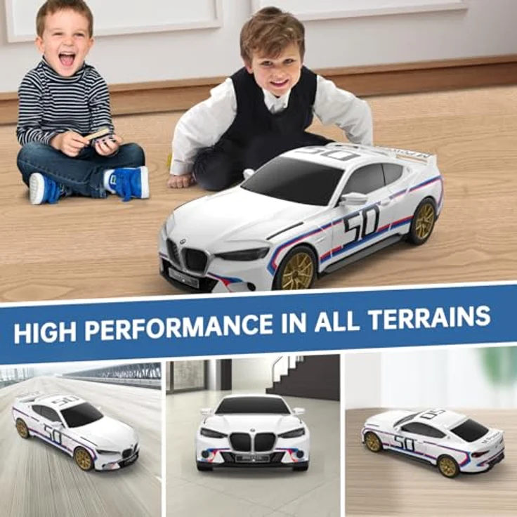 Samsung R/C 1:24 BMW 3.0 CSL, ferngesteuertes Modellauto in Weiß – Bild 8