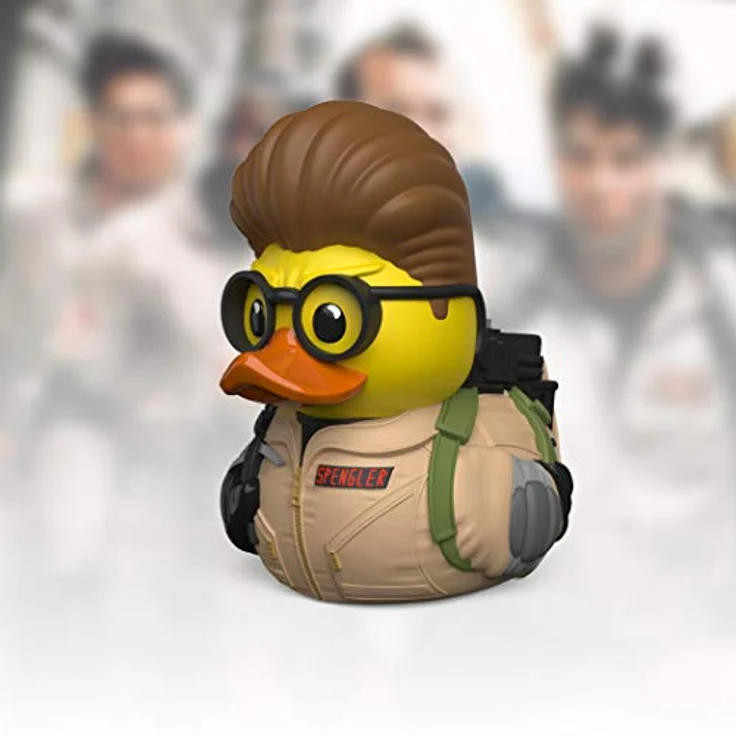 TUBBZ Eco: Ghostbusters - Egon Spengler Cosplaying Rubber Duck Vinyl Figure, hochdetailliert, 9 cm groß, Sammelfigur in Display-Box – Bild 3
