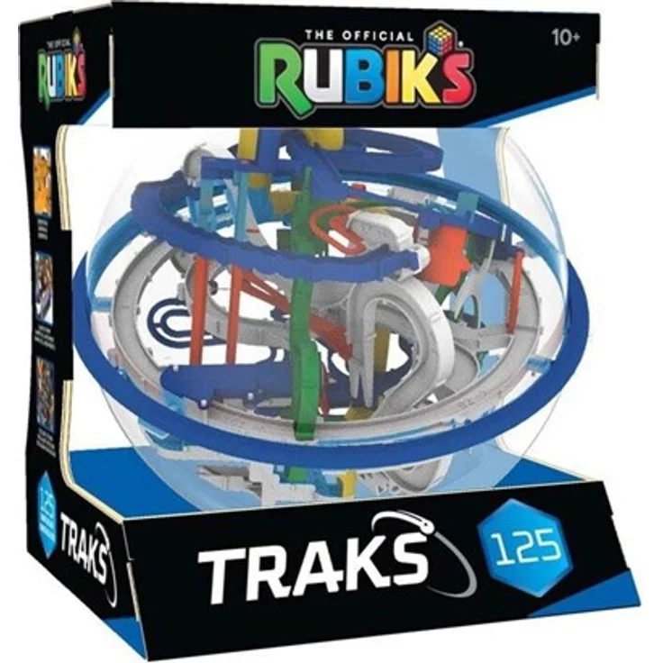Rubiks Tracks 125 Epic, 3D-Brettspiel mit 125 Herausforderungen und drehbarem Tracks-Sphere – Bild 9