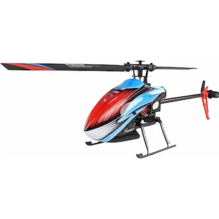 Amewi 25330 AFX200 Single-Rotor-Helikopter 4-Kanal 6G RTF, Ferngesteuerter Hubschrauber mit 6G-Flugstabilität, Schwarz – Bild 1