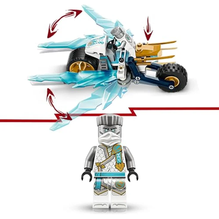 LEGO® Konstruktionsspielsteine Zanes Eismotorrad (71816), LEGO Ninjago, (84 St), Made in Europe – Bild 6