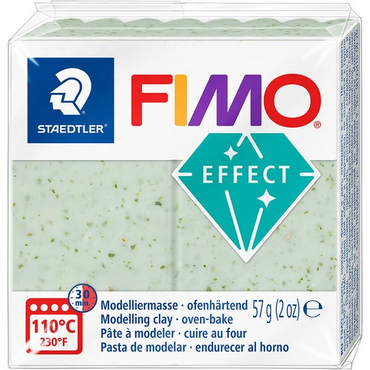 FIMO Modelliermasse effect 8010 Botanical, 57 g - Natürliche botanische Farben, ideal für kreative Projekte – Bild 1