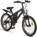 Licorne Bike Guide Premium Mountainbike in 20 Zoll - Fahrrad für Mädchen, Jungen, Herren und Damen - 18 Gang-Schaltung