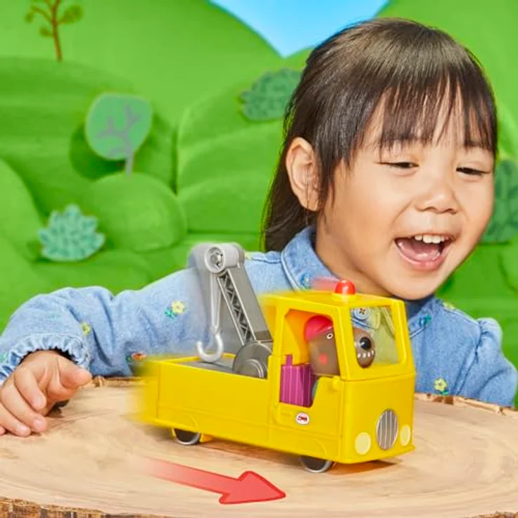 Hasbro Peppa Pig Opa Kläffs Abschleppwagen, Spielzeug-LKW mit Fahrerfigur und beweglichem Abschlepphaken, geeignet für Kinder ab 3 Jahren – Bild 10