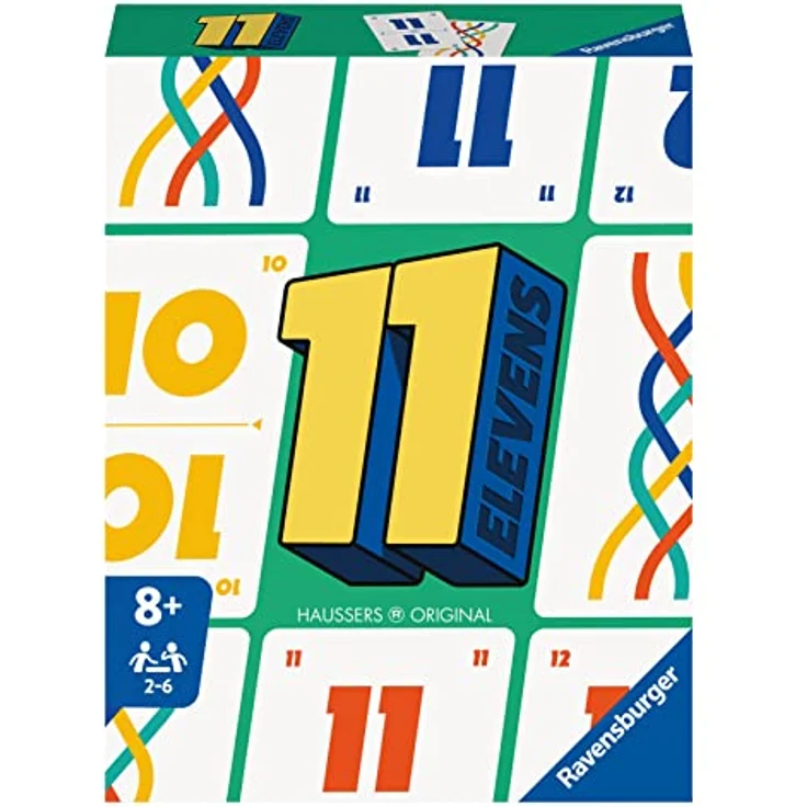 Ravensburger Elevens – Gesellschaftsspiel Familie – Klassisches Kartenspiel – französische Version – Reisespielformat – Bild 1
