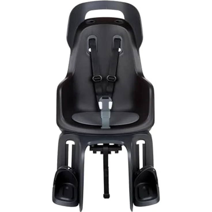 Bobike GO MAXI, Fahrradkinderrückbank mit MIK-HD Gepäckträgerhalterung für 26“ bis 29“ Fahrräder, Urban Schwarz, max. 15 kg, TÜV GS zertifiziert – Bild 2