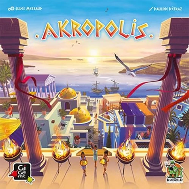 Kobold Spieleverlag Akropolis, Brettspiel für 2-4 Spieler ab 8 Jahren, Stadtaufbaustrategie – Bild 2