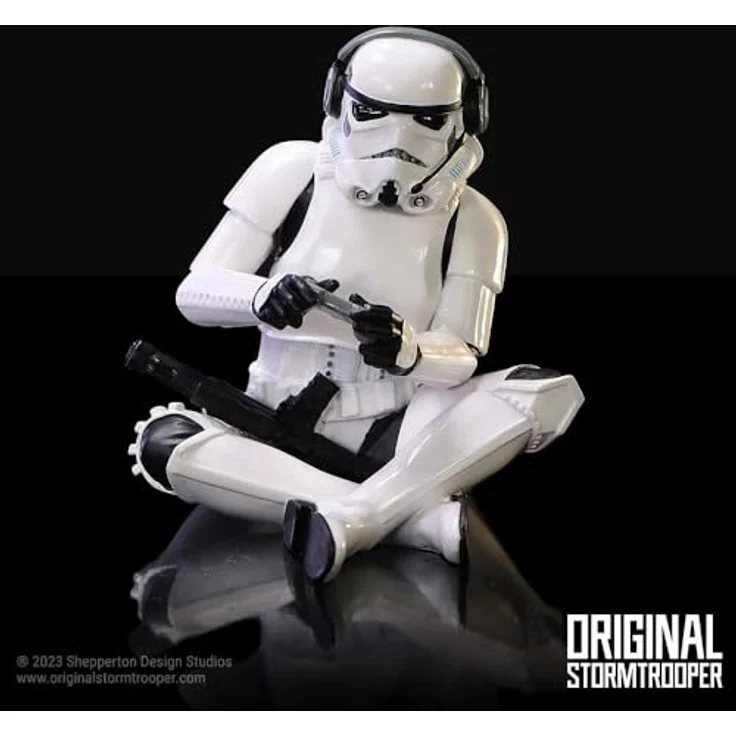Nemesis Now Original Stormtrooper Figur Game On!, 10 cm handbemalt aus hochwertigem Resin mit Gaming-Controller und Headset – Bild 7