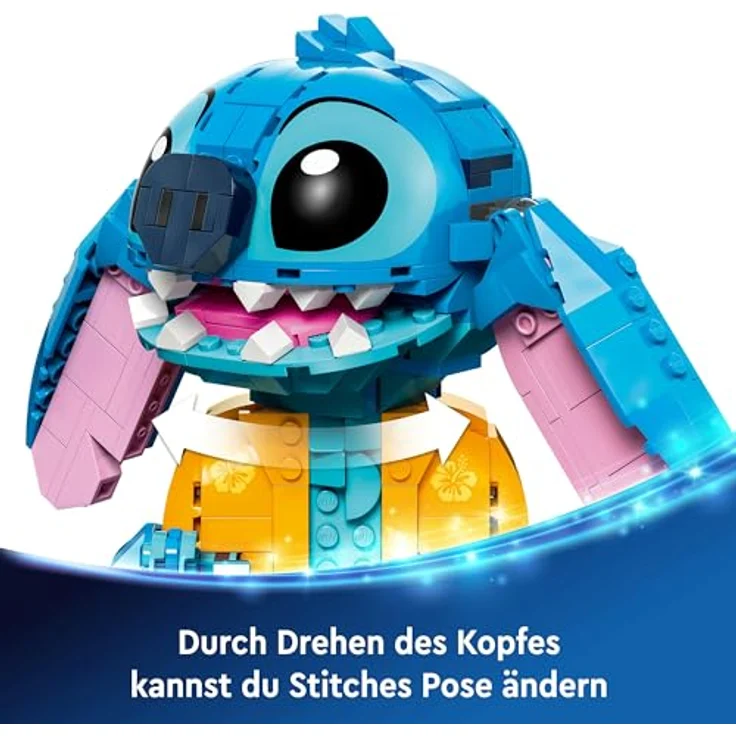 LEGO ǀ Disney Stitch, BAU- und Spielset für Kinder, Figur mit Eiswaffel, Spielzeug, kreatives Set zum Bauen, Mädchen, Jungen und alle Fans der Kinoerfolgs Lilo & Stitch 43249 – Bild 4
