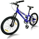 Lauxjack 20 Zoll Kinderfahrrad, Mountainbike mit 6 Gang, Kettenschaltung, 20 Zoll - 6-9 Jahre mit Hochwertige Scheibenbremsen - Preisvergleich