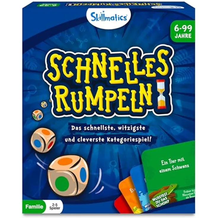Skillmatics Brettspiel - Schnelles Rumbpeln, Lernspiel und cleveres Kategoriespiel, Geschenke für Kinder, Jugendliche und Erwachsene, von Skillmatics
