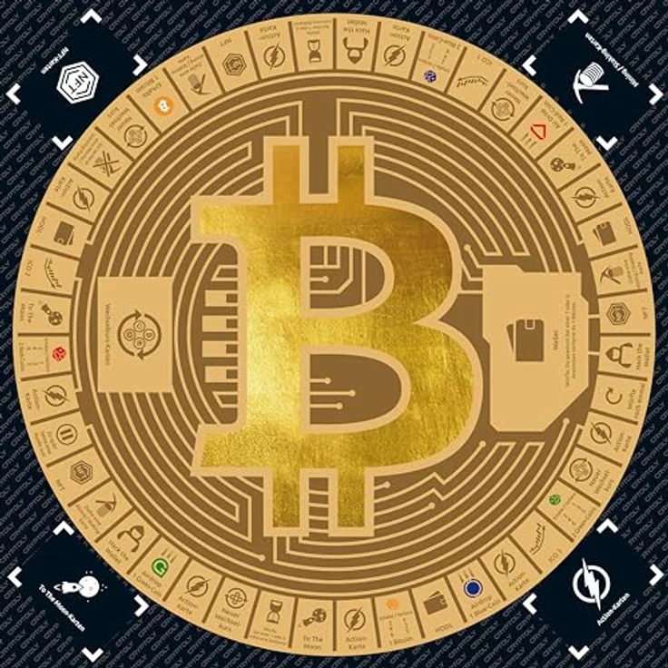 Gomazing CRYPTOLY - Das Bitcoin Strategiespiel für die ganze Familie, Deutsche Sprachversion, 2-6 Spieler ab 8 Jahren, spannendes Gesellschaftsspiel für Kinder & Erwachsene, Spieleabend, Spiel für 2 Spieler – Bild 4