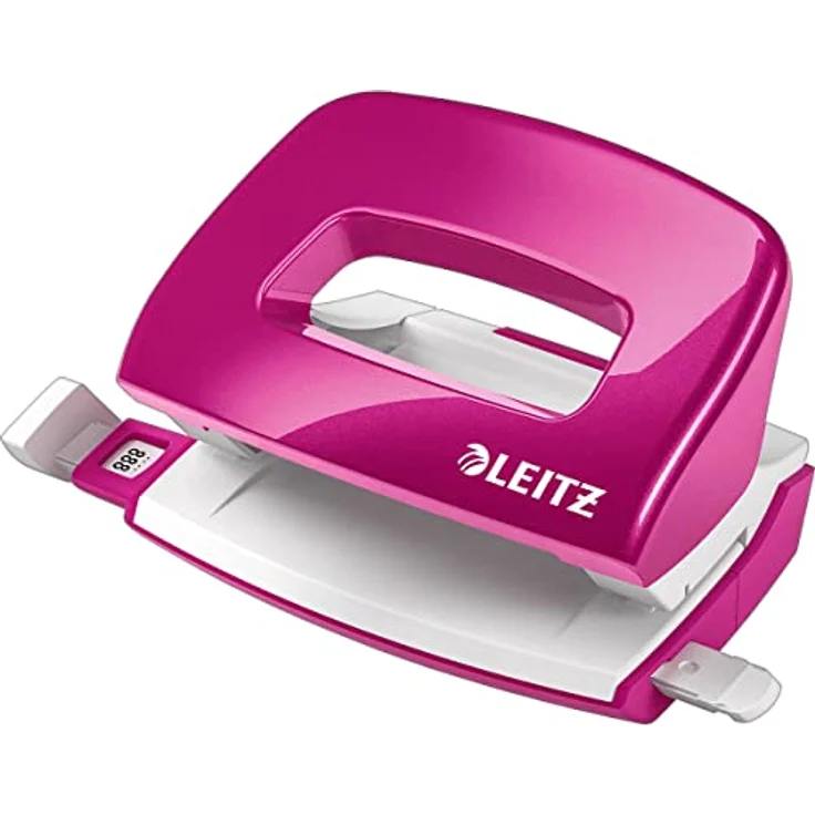 Leitz Mini Locher aus Metall, kleiner Locher für 10 Blatt, Metall ...