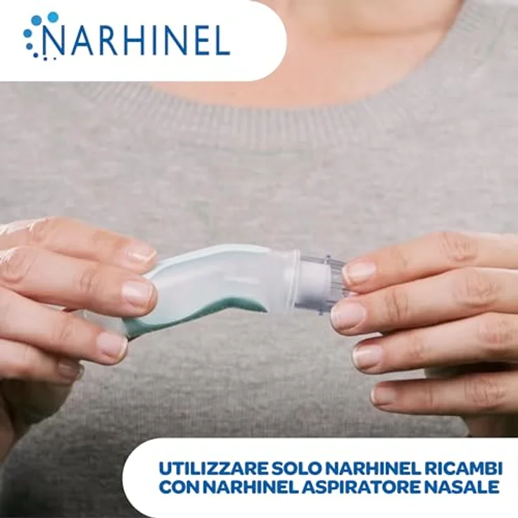 NARHINEL Narhinel Nasensauger, einfache Bedienung, hochwertige Qualität, langlebig, Azurblau – Bild 5