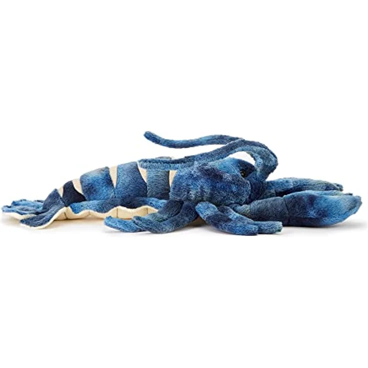 Zappi Co Hummer Plüschtier, gefülltes Kuscheltier für Kinder, 33-35cm, weich und pädagogisch wertvoll, rot-grau – Bild 1