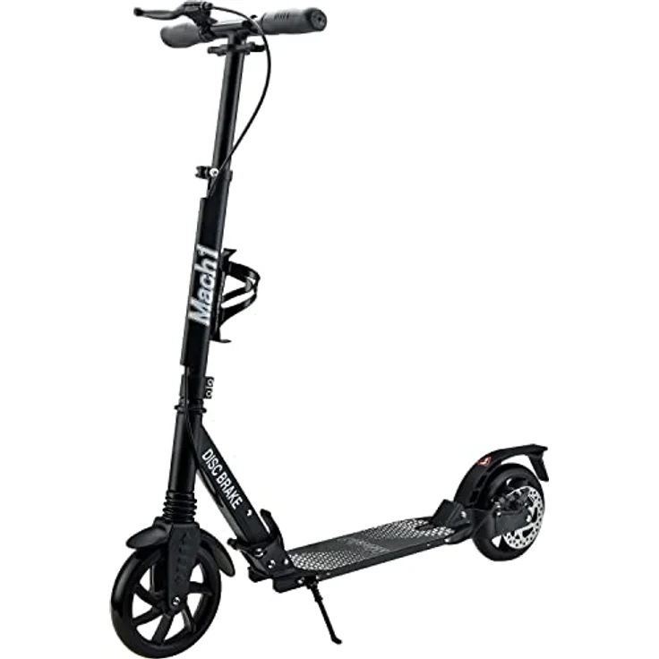 Mach1 Cityroller Kickscooter mit 200x40mm XXL Rollen, Scheibenbremse und höhenverstellbarem Lenker – Bild 1