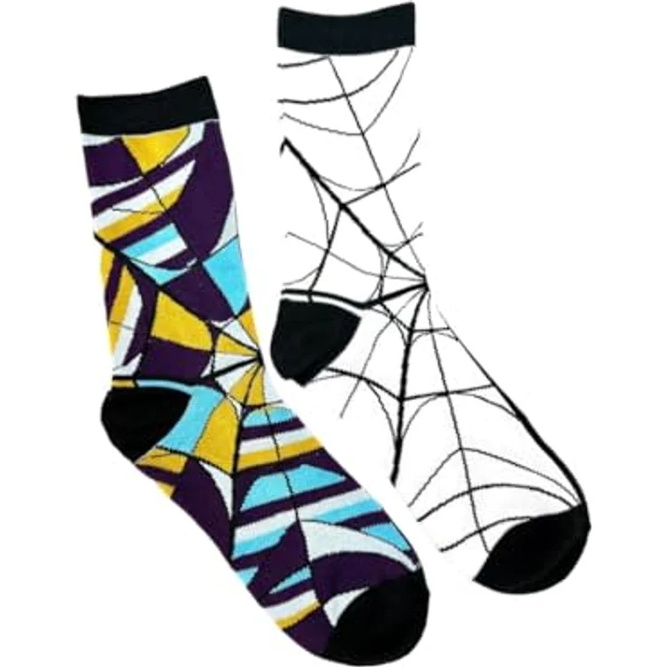 Blue Sky Studios Wednesday – Socken & Schlüsselanhänger Set, vielseitiges Design – Bild 4