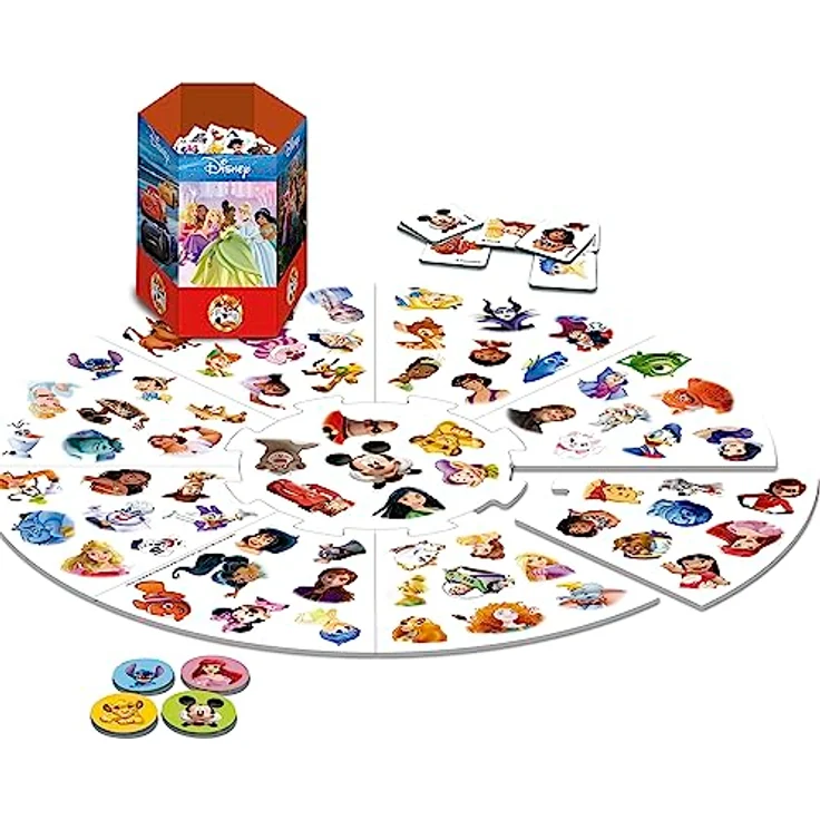 Educa Borrás SA 19748 Lernspiele, Schwarz - Lynx-Spiel mit Disney- und Pixar-Figuren, ab 4 Jahren – Bild 2