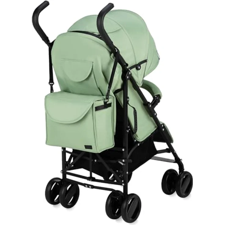 MoMi Kinder-Buggy Akira, Leicht & kompakt faltbar bis 15 kg, inkl. Zubehör, Schwarz – Bild 19