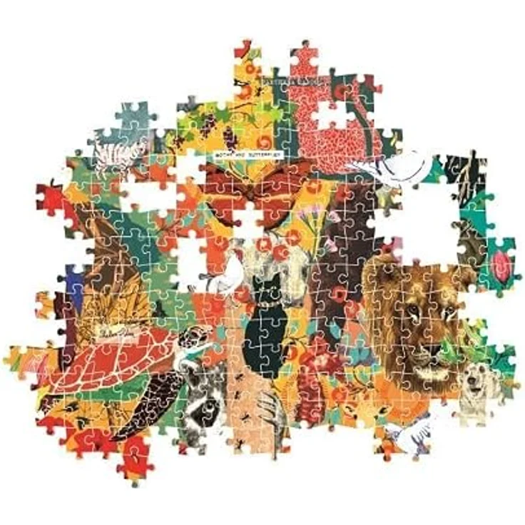 Clementoni Puzzle More Is More - Animal & Botanics, 1000 Teile 2D Puzzle mit lebendigen Tier- und Pflanzenmotiven – Bild 5