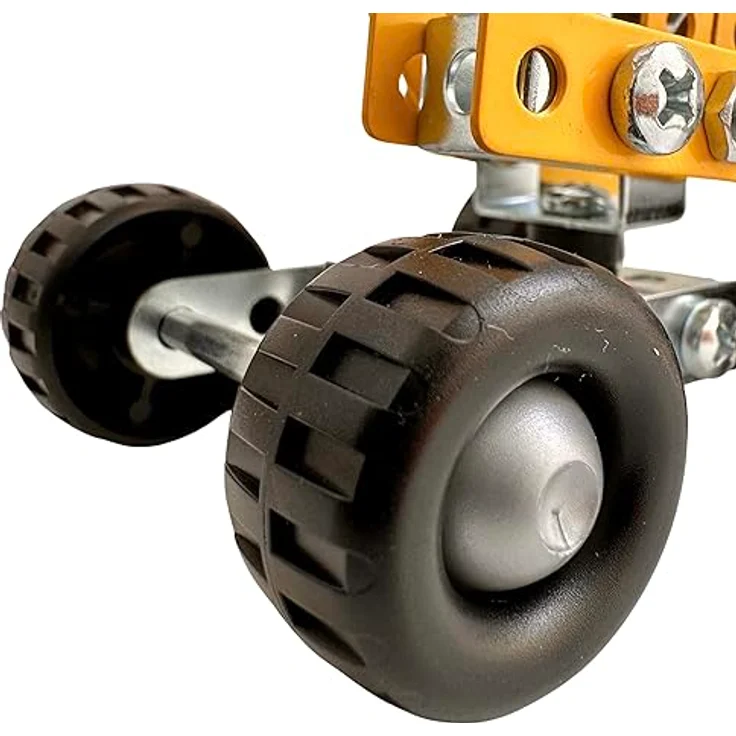 Eitech Kran Mini Metallbaukasten, 73 Teile, Made in Germany für Kinder ab 6 Jahren, robust und kreativitätsfördernd – Bild 3