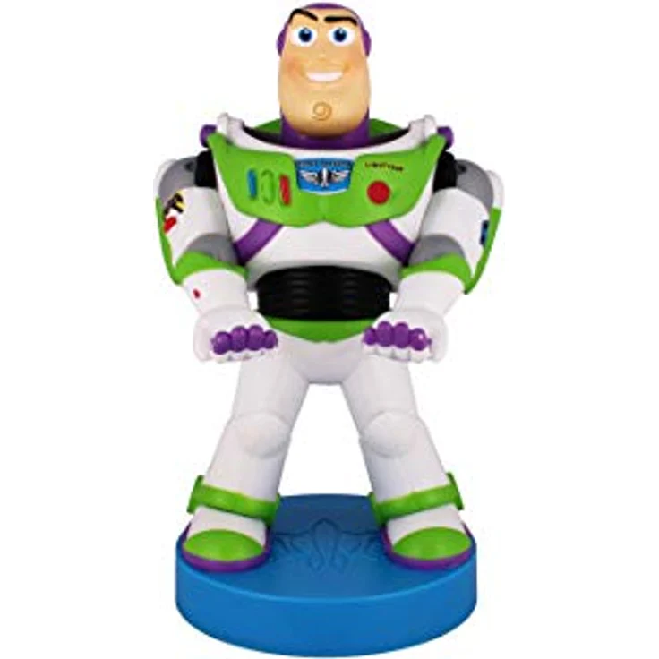 exquisite gaming Disney Toy Story Buzz Lightyear Figur Klemmhalterung Kabelmann 20cm, detailgetreue Sammelfigur für Fernbedienungen und Smartphones – Bild 1