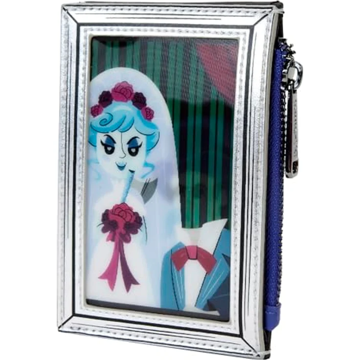 Loungefly, Portemonnaie, Haunted Mansion by Loungefly Karten-Etui Black Widow Bride, Schwarz – Bild 5