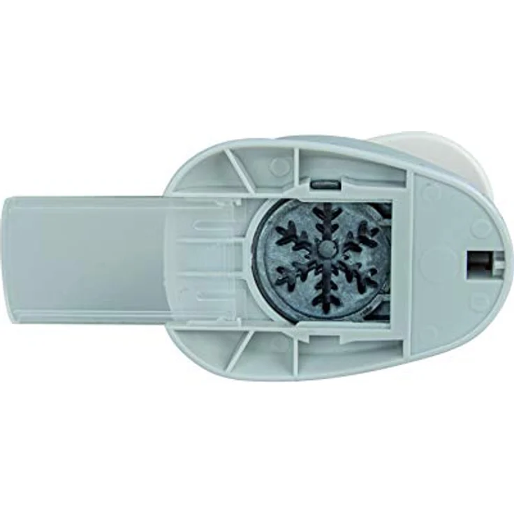 Rayher Hobby 69011000 Motivstanzer Schneeflocke, ø 2,54 cm- 1 Zoll, mit Auffangbehälter und Sicherheitsabdeckung, geeignet für Papier/Karton bis zu 200g/m² – Bild 3