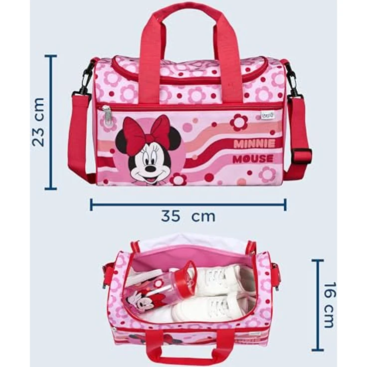 Scooli Sporttasche 35 cm, rot, 100% Polyester, kompakte Kindersporttasche – Bild 2