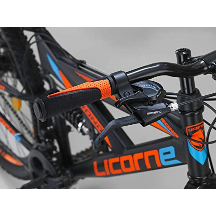 Licorne Bike Strong D Premium Mountainbike in 26 Zoll - Fahrrad für Jungen, Mädchen, Damen und Herren - Scheibenbremse vorne und hinten-Shimano 21 Gang-Schaltung-Vollfederung – Bild 5