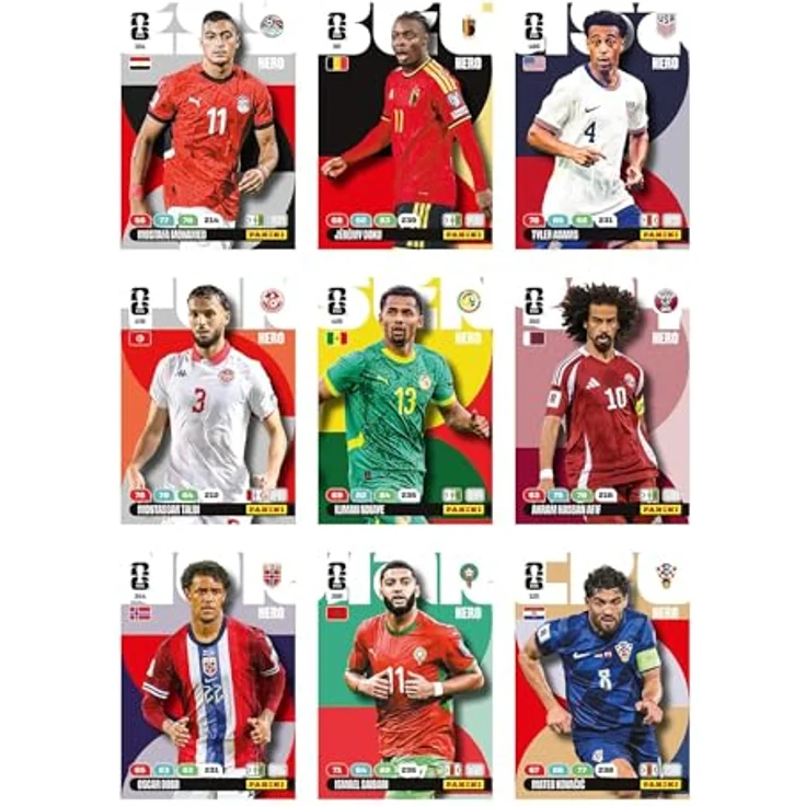 Panini FIFA-Weltmeisterschaft 2026 Adrenalyn XL Fat Pack, 26 offizielle Trading Cards für Sammler – Bild 4
