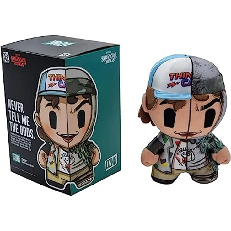 BANDAI DZNR 19CM Premium Plush IN A Box, Stranger Things Dustin, hochwertiges Kuscheltier mit Standfunktion – Bild 5