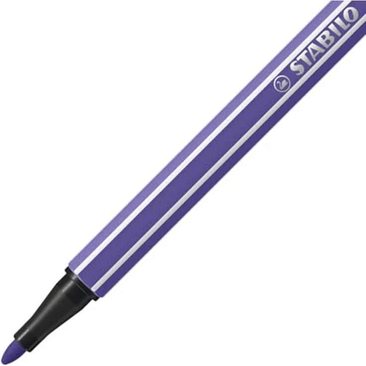 STABILO Faserstift STABILO Pen 68 ARTY Filzstift - M - 1 mm - 18er Set - Hohe Farbbrillanz - 18 verschiedene Farben – Bild 4