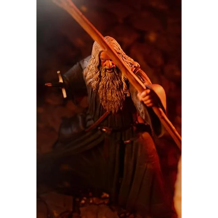 SD Toys Actionfigur Der Herr der Ringe Gandalf aus Moria, 27 cm, grau/braun, 100% Kunststoff, in Geschenkverpackung – Bild 8