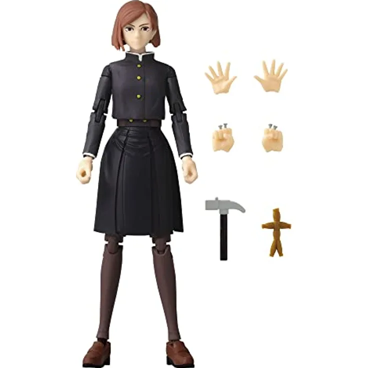 BANDAI Anime Heroes 36985 Nobara Kugisaki Action Figur, Mehrfarbig, 17 cm mit wechselbaren Händen und Zubehör