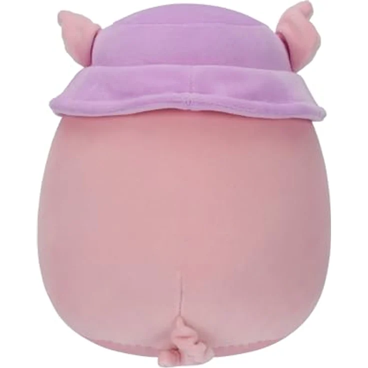 Squishmallows SQCR05382 - Peter das rosa Schwein mit Fischerhut 19 cm, offizielles Jazwares Plüsch, superweiches Kuscheltier – Bild 4
